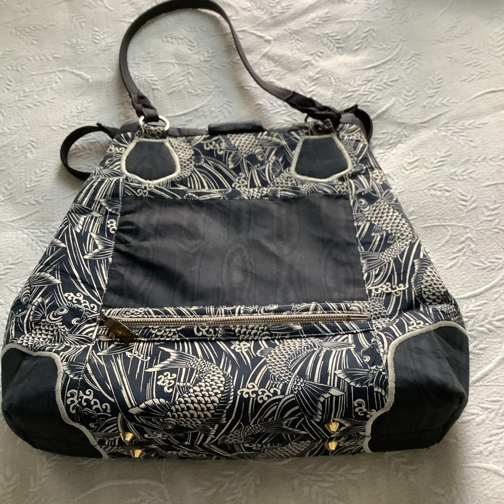 Large Satchel/Tote Bag with snap Closure